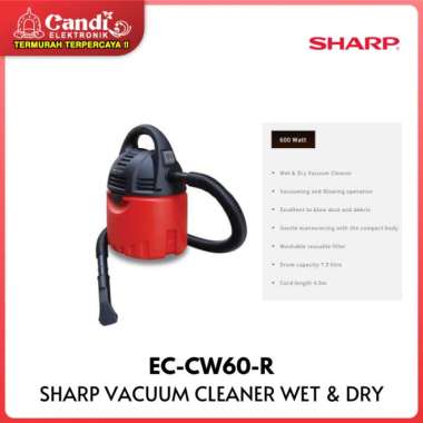 VACUUM CLEANER SHARP - EC-CW60-R