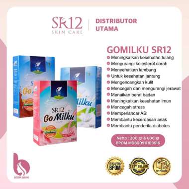 SUSU KAMBING ETAWA BUBUK GOMILKU SR12 BOOSTER ASI MENAMBAH NAFSU MAKAN / SUSU DIABETES (200 GRAM) CO