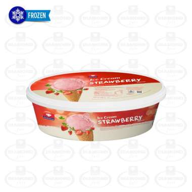 Promo Harga Diamond Ice Cream Stroberi 700 ml - Blibli