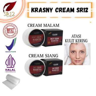 SR12 KRASNY DAY & NIGHT CREAM / CREAM JERAWAT DAN FLEK HITAM BPOM / KULIT KERING / MENCEGAH PENUAAN 