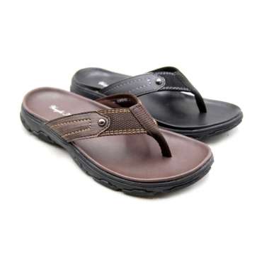 [ ORIGINAL ] YONGKI KOMALADI MAX SANDAL PRIA OL-ESRF435-21 COFFE/HITAM 41 COFFE