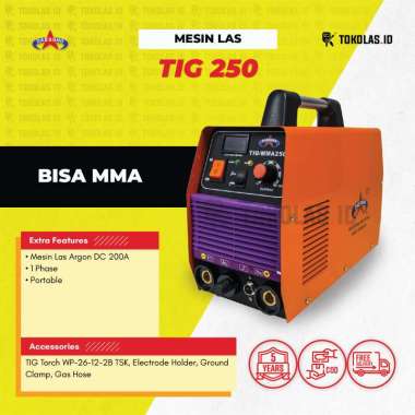 Mesin Travo Las Inverter Daesung TIG ARGON TIG 250 TIG250 TIG-250