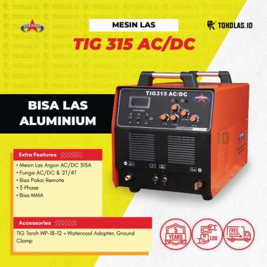 Mesin Travo Las Inverter Daesung TIG ARGON TIG 315 AC/DC TIG315 ACDC