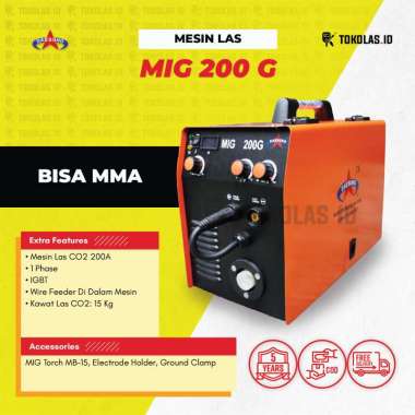 Mesin Travo Las Inverter Daesung MIG MAG 200 G MIG200