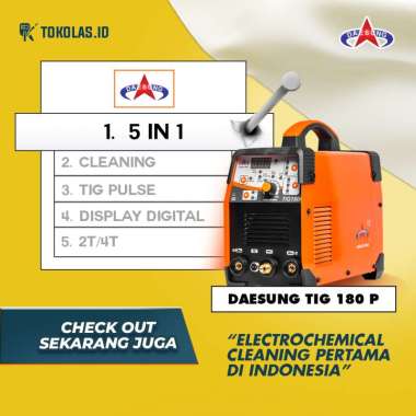Mesin Travo Las Inverter Daesung TIG ARGON TIG 180 P TIG180 las titik