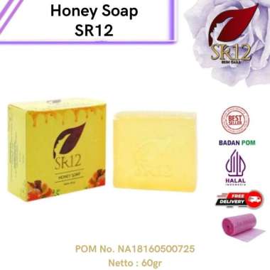 SR12 SABUN MADU HERBAL BPOM / HONEY SOAP SR12 BPOM / SABUN KULIT KERING BPOM / MENCERAHKAN WAJAH