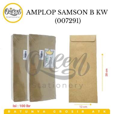 AMPLOP COKLAT / AMPLOP KERTAS COKLAT / AMPLOP SAMSON B KW (007291)