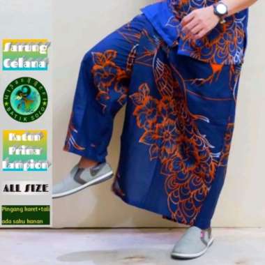 Batik Wisanggeni Solo celana sarung busana pria muslim batik solo Modern Semua Ukuran putih