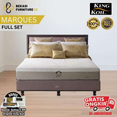 1 Set Kasur KING KOIL Springbed ( Marques ) Full Latex New Edition 180 x 200