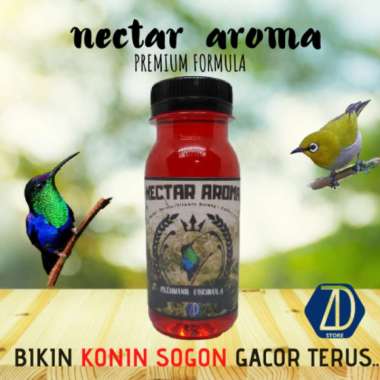 Nectar Aroma 100 ml Pakan Burung Pleci Colibri Konin Sogon