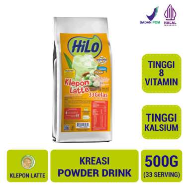 Promo Harga Hilo Minuman Serbuk Klepon Latte 500 gr - Blibli