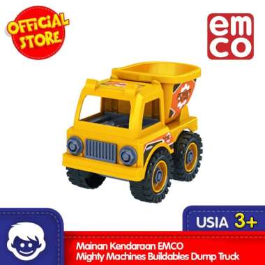 Mainan Kendaraan EMCO Mighty Machines Buildables Dump Truck