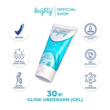 Brighty Glowing Underarm Pemutih Ketiak GEL