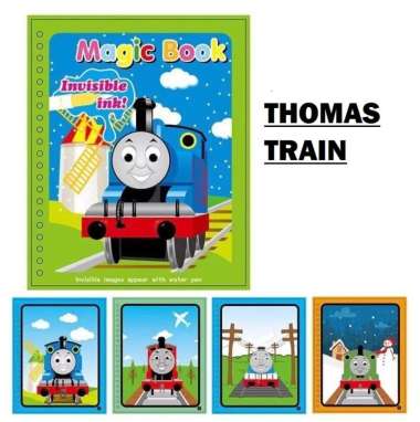 Magic Book Invisible Ink / BUKU GAMBAR / BUKU MEWARNAI / MAGIC WATER COLORING BOOK / Buku Edukasi TH