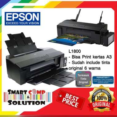 Printer Epson L1800 A3 Print Photo 6 Warna Infus Ink Tank