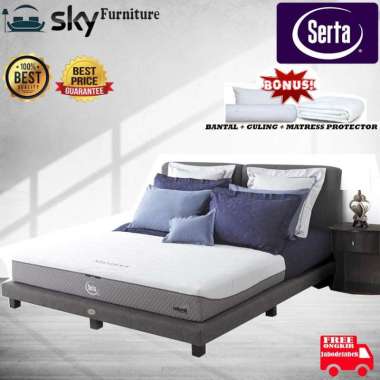 1 Set Full SERTA SPRINGBED "MARVELOUS" Kasur + Divan + Sandaran 180 x 200