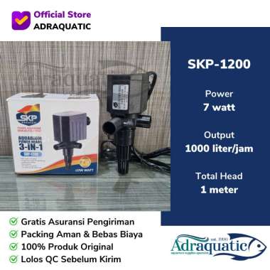 SKP-1200 POWER HEAD SUBMERSIBLE PUMP POMPA AIR CELUP FILTER AQUARIUM