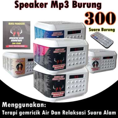 PLUS REMOTE!! 300 ISIAN SPEAKER MASTERAN BURUNG SPEAKER MP3 BURUNG SPEAKER BURUNG MONCER MANIA
