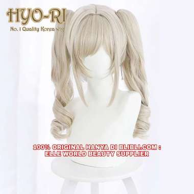 HYO-RI WIG : WIG BARBARA WIG COSPLAY ANIME GAME GENSHIN IMPACT