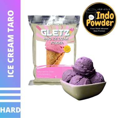 HARD ICE CREAM TARO 1Kg - Bubuk Es Krim TARO- Bubuk Es Krim - ICE CREAM Powder