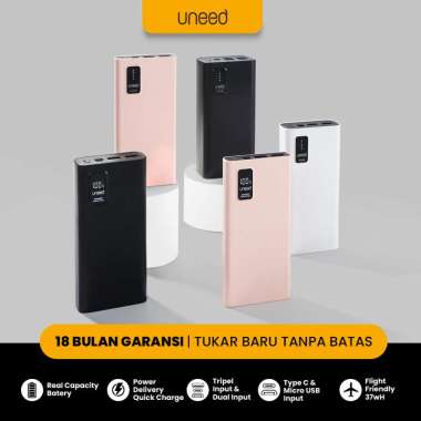 UNEED Powerbank Manabox 10000mAh / 20000mAh / 30000mAh Quick Charge 3.0 PD 22.5w - UPB611 Normal 20.