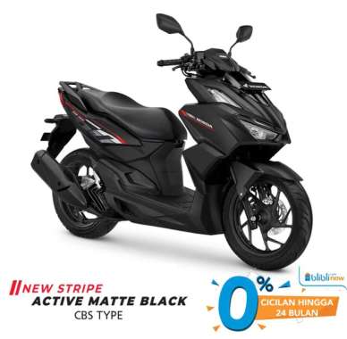 All New Honda VARIO 160 CBS Sepeda Motor Matte Black Bandung
