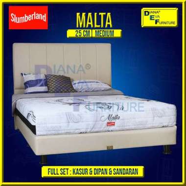 Slumberland Malta Set Kasur Matras Latex 140 x 200