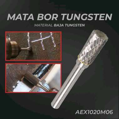 Mata Bor Kayu Set Komplit Ori Panjang / Mata Bor Tungsten Carbide Rotary File Cylindrical - GJ0107 A
