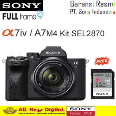 Sony Alpha 7M4 / A7 IV Kit - Garansi Resmi Sony Indonesia
