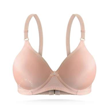 WIMIU BH Wanita Bra Wanita Pakaian Dalam Wanita Simply Bra/Bra 100022 Black 40