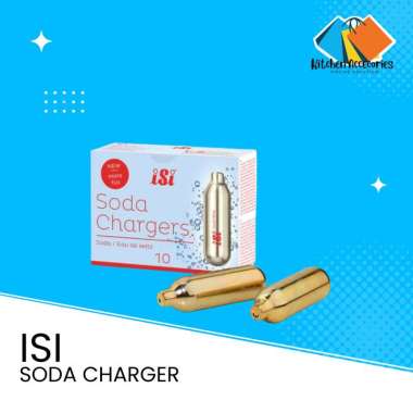 iSi Soda Charger 1 box / Soda CO2 Charger [10 pcs/ Kemasan Box]