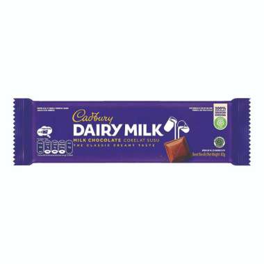 Promo Harga Cadbury Dairy Milk Original 62 gr - Blibli