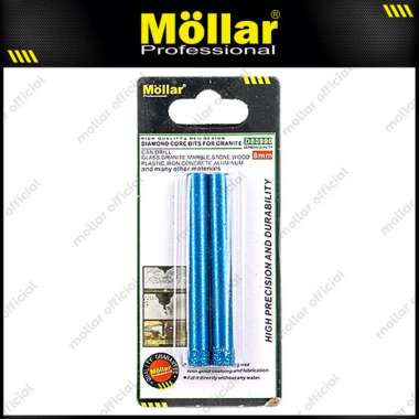 MOLLAR D80990 Diamond Core Bit 8 mm Mata Bor Granit Pelubang Keramik