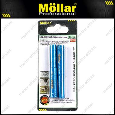 MOLLAR D80990 Diamond Core Bit 10 mm Mata Bor Granit Pelubang Keramik