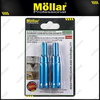 MOLLAR D80990 Diamond Core Bit 14 mm Mata Bor Granit Pelubang Keramik