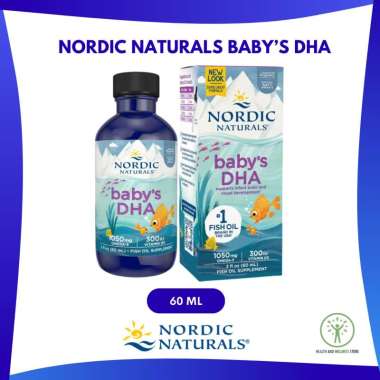 NORDIC NATURALS BABY'S DHA BABY DHA BABYS DHA 60 ML OMEGA 3 D3 VITAMIN ANAK DAN BAYI