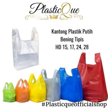 KANTONG PLASTIK PUTIH NATURAL BENING HD15 HD17 HD24 HD28 SIZE HD 15 17 24 28 EKONOMIS KRESEK TENTENG