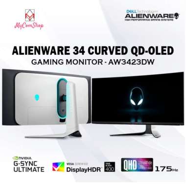 DELL ALIENWARE 34 CURVED QD-OLED GAMING MONITOR - AW3423DW