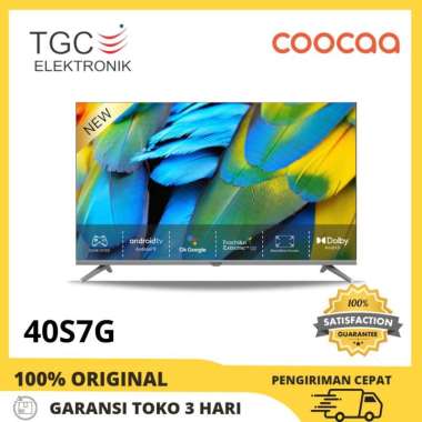 LED TV COOCAA 40S7G ANDROID 11 , 40INCH Hitam