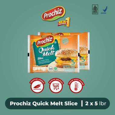 Keju PROCHIZ Quick Melt Slice 5's Double Pack