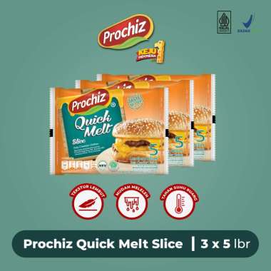 Keju PROCHIZ Quick Melt Slice 5's Triple Pack