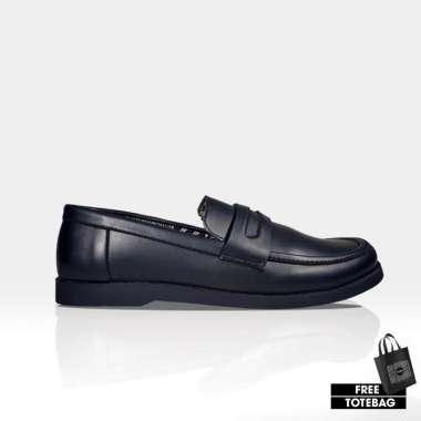 Sepatu Formal Pria Slip on Casual Pantofel Prodigo Bima 44 Hitam