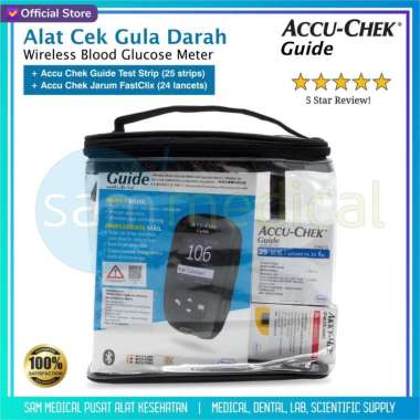 Accu Chek Guide meter/ Alat Cek Gula Darah Family Pack