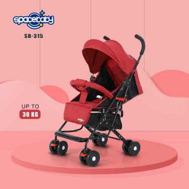 [TERMURAH BAMS ✨] STROLLER SPACE BABY SB 315 / STROLLER BAYI 3 POSISI HADAP DEPAN/KERETA DORONG BAYI