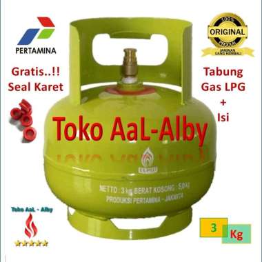 Tabung Gas 3 Kg Lpg/Elpiji Plus Isi