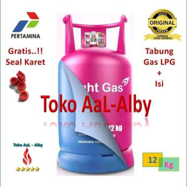 Tabung Gas 12 Kg Lpg/Elpiji Tanpa Isi Pink