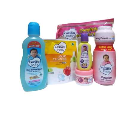 Paket cussons baby set large bag BESAR paket bedak bayi paket Cussons Baby PINK