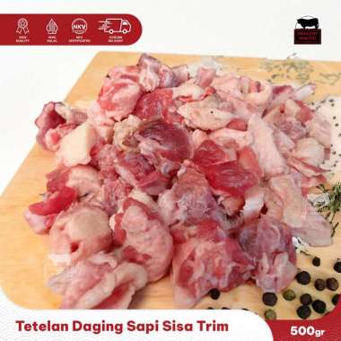 Tetelan Daging Sapi sisa Trimming 500gr