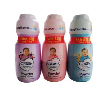 Bedak bayi baby powder cussons 100 gr BIRU