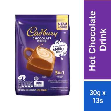 CADBURY 3 in 1 Hot Chocolate Drink Malaysia (15 sachet)